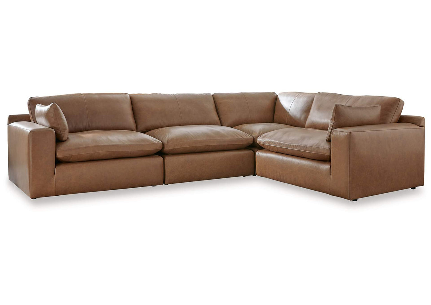 Seccional cuero modular Emilia 4 piezas