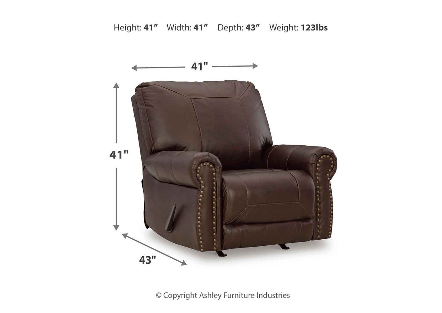 Bergere cuero manual Colleton