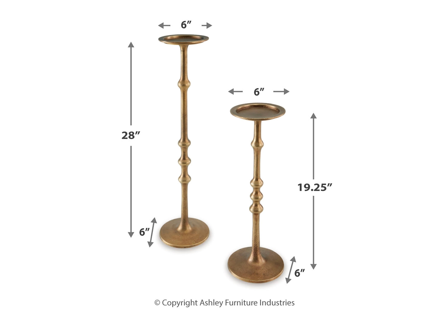 Candelabro Larwick (set 2 piezas)
