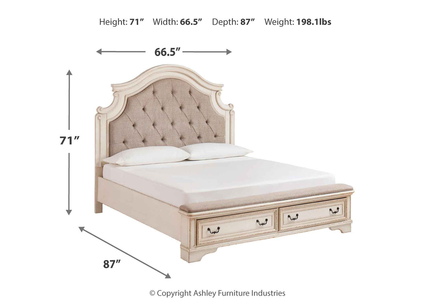 Cama 2 plazas Realyn