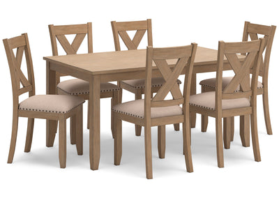 Juego comedor Sanbriar (set 7 piezas)