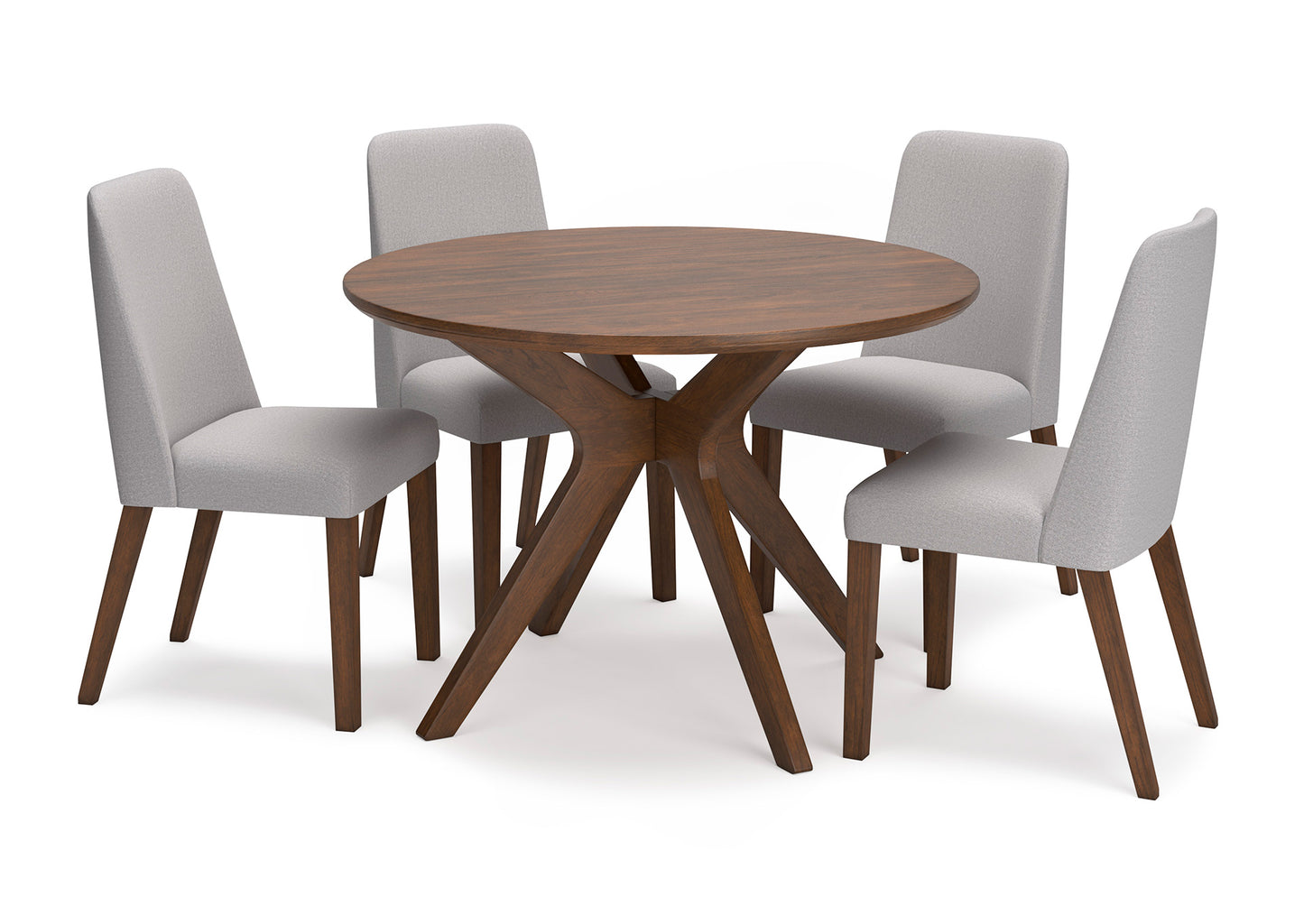 Juego comedor Lyncott gris (5 piezas)