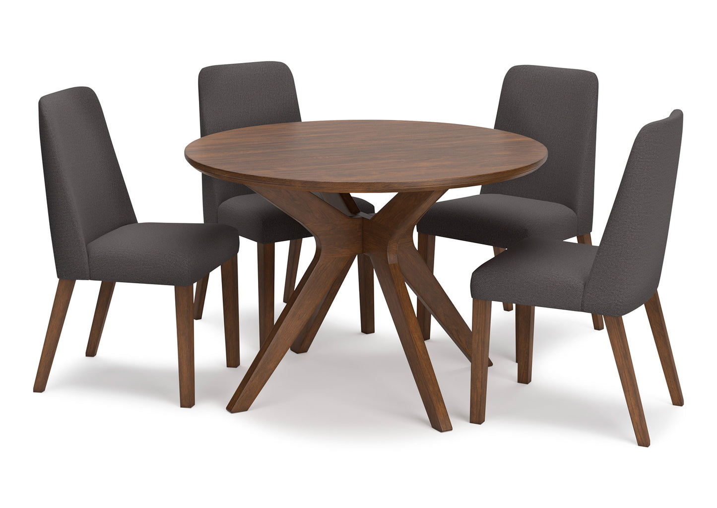 Juego comedor Lyncott café (5 piezas)