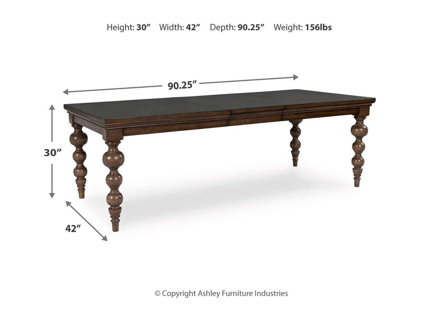 Mesa comedor Veramond extensible