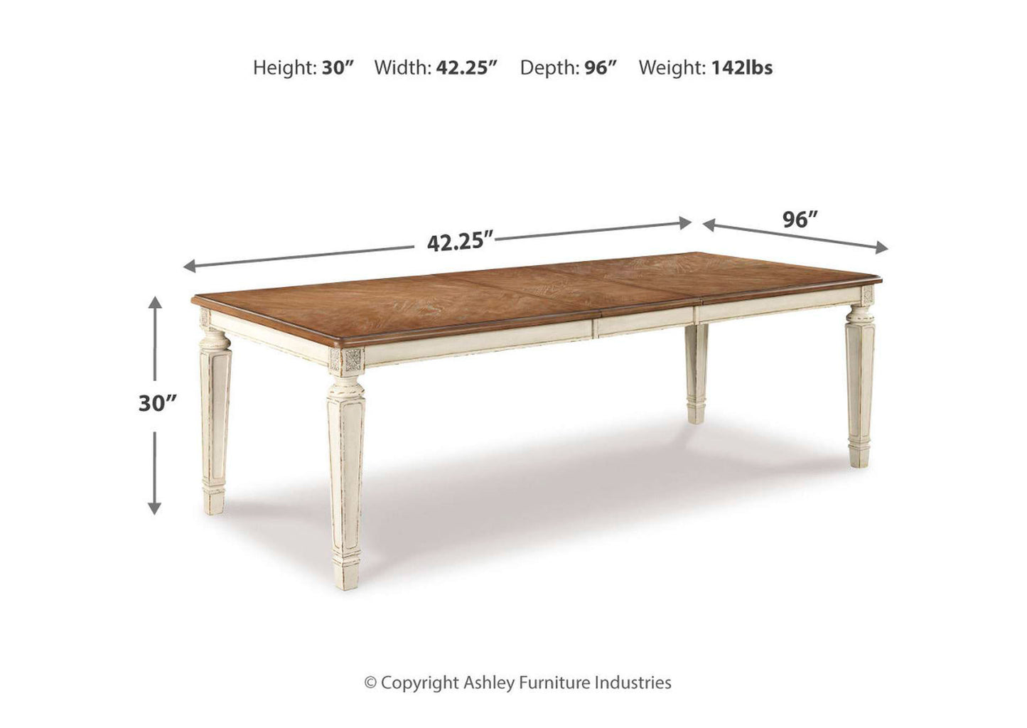 Mesa comedor Realyn extensible
