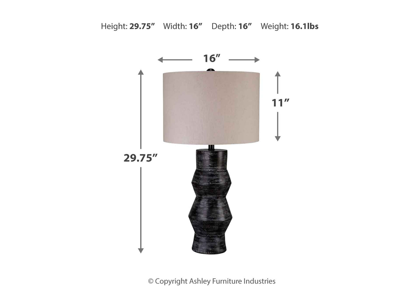 Lámpara de mesa Kerbert