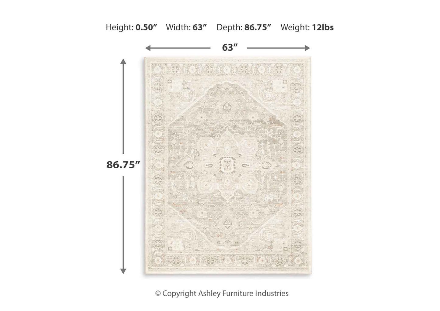 Alfombra Gatwell 160x220 cm
