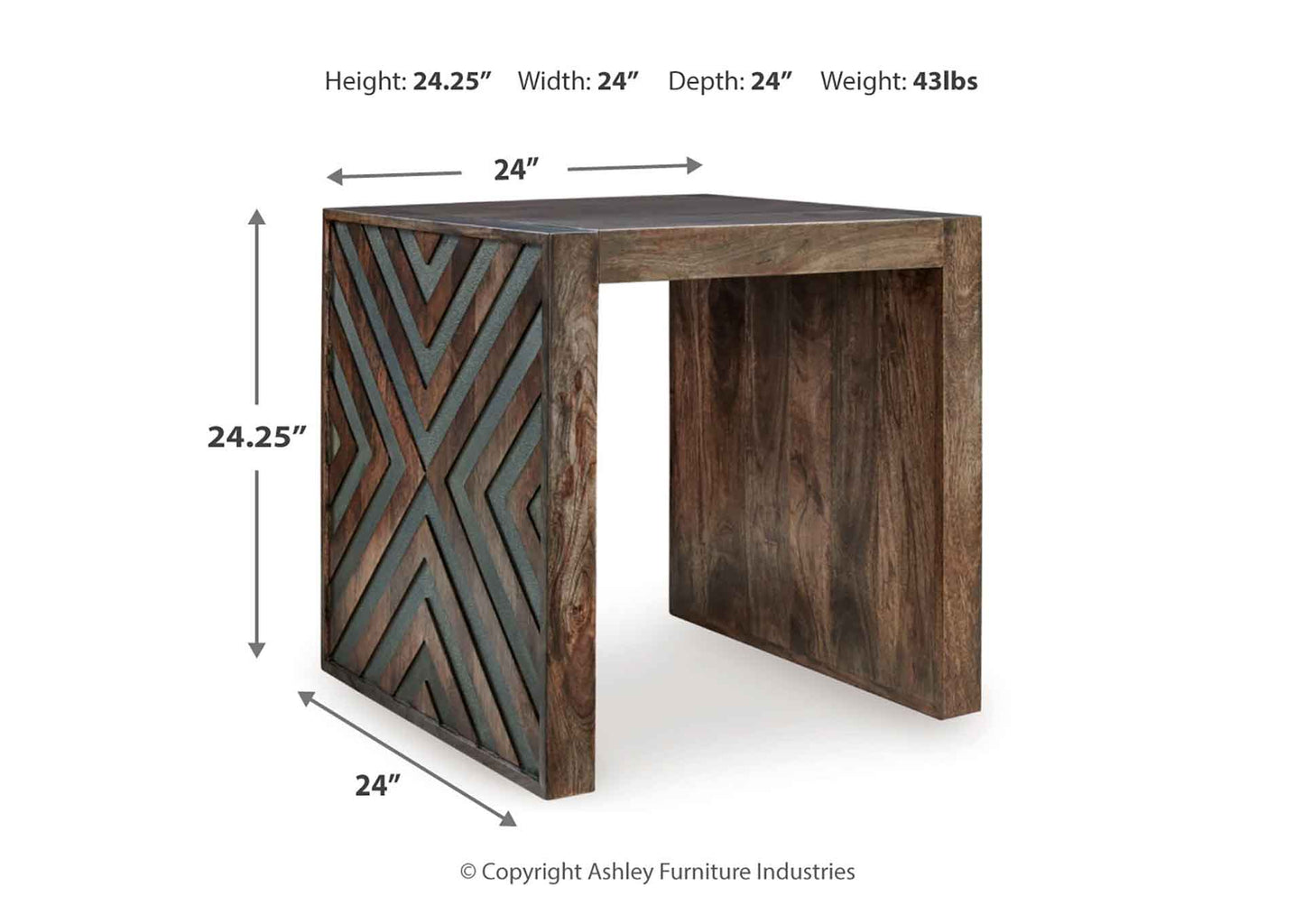 Mesa lateral Dreggan