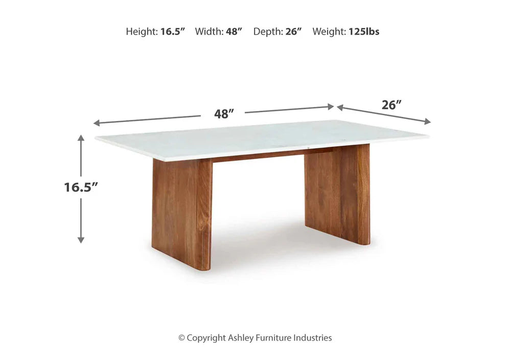 Mesa de centro Isanti rectangular