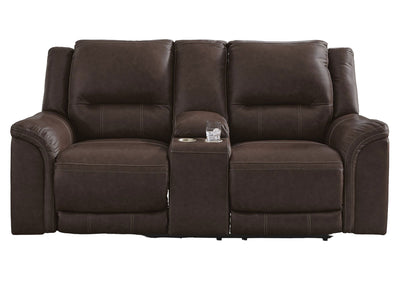 Sofá reclinable eléctrico 2 cuerpos Trasimeno dark brown