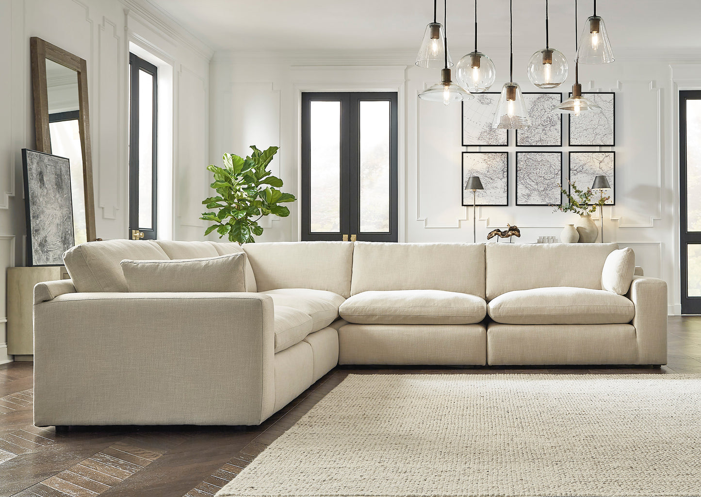 Seccional modular Elyza 5 piezas