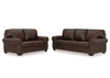 Conjunto Sofás Cuero Colleton
