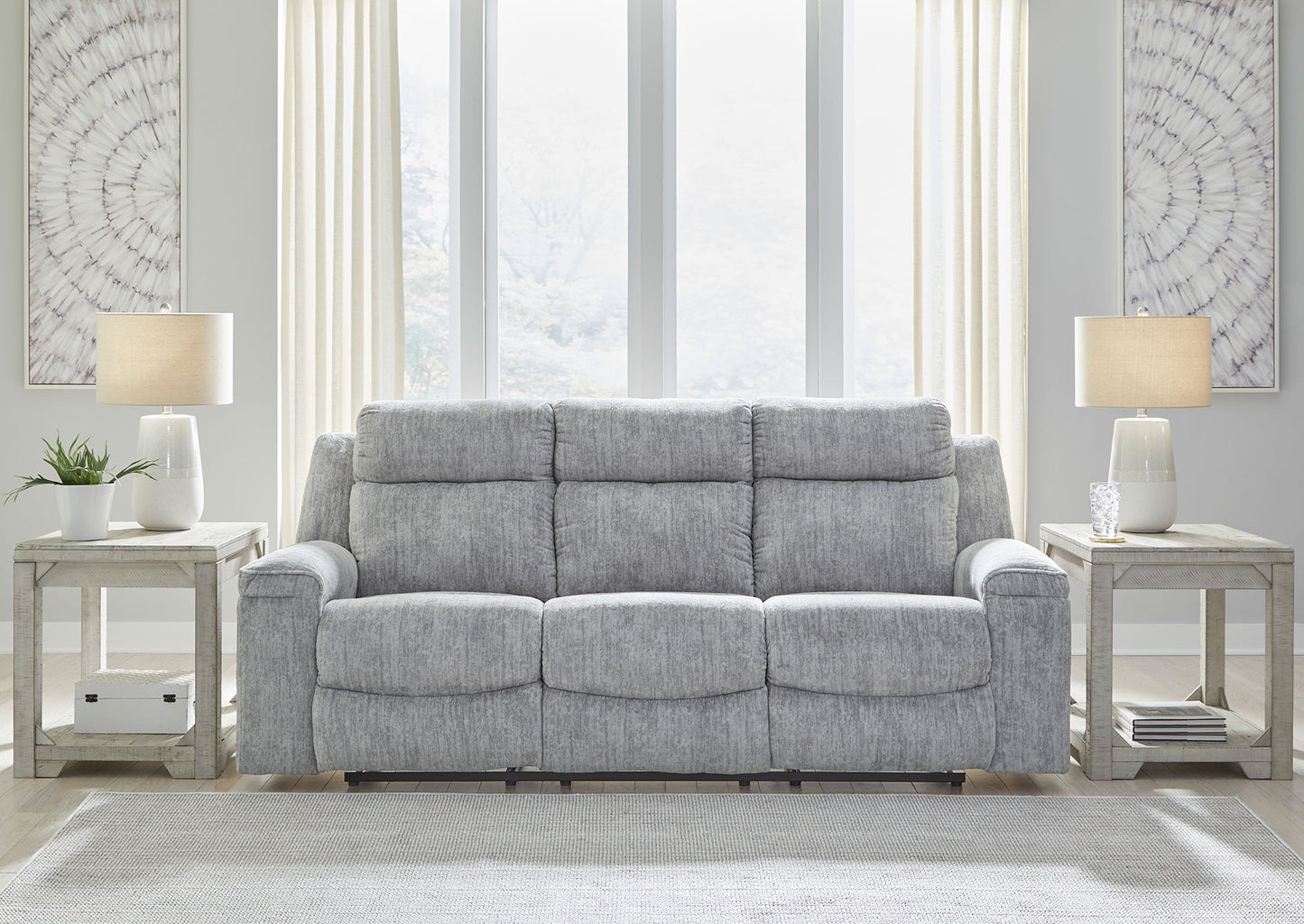 Sofá reclinable manual 3 cuerpos Buntington