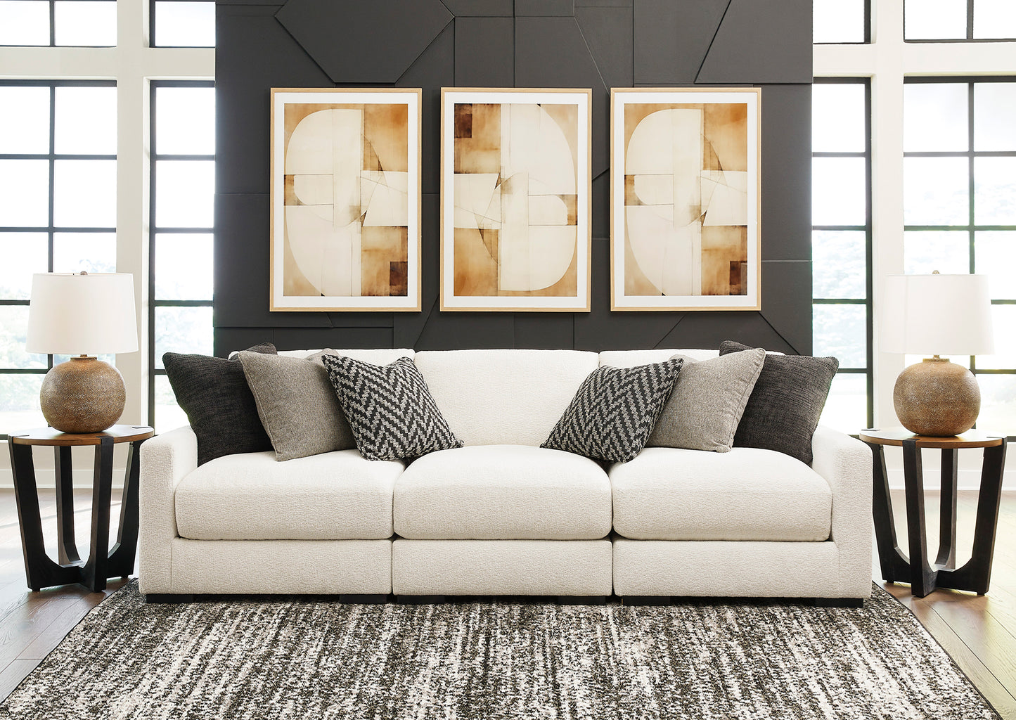 Seccional modular Elissa Court 3 piezas
