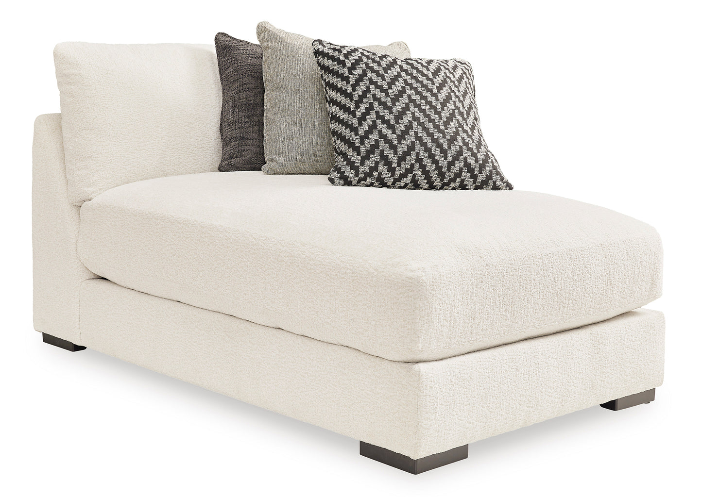 Seccional modular chaise derecho Elissa Court 3 piezas