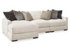 Seccional modular chaise izquierdo Elissa Court 3 piezas