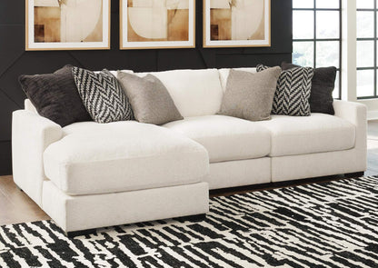 Seccional modular chaise izquierdo Elissa Court 3 piezas
