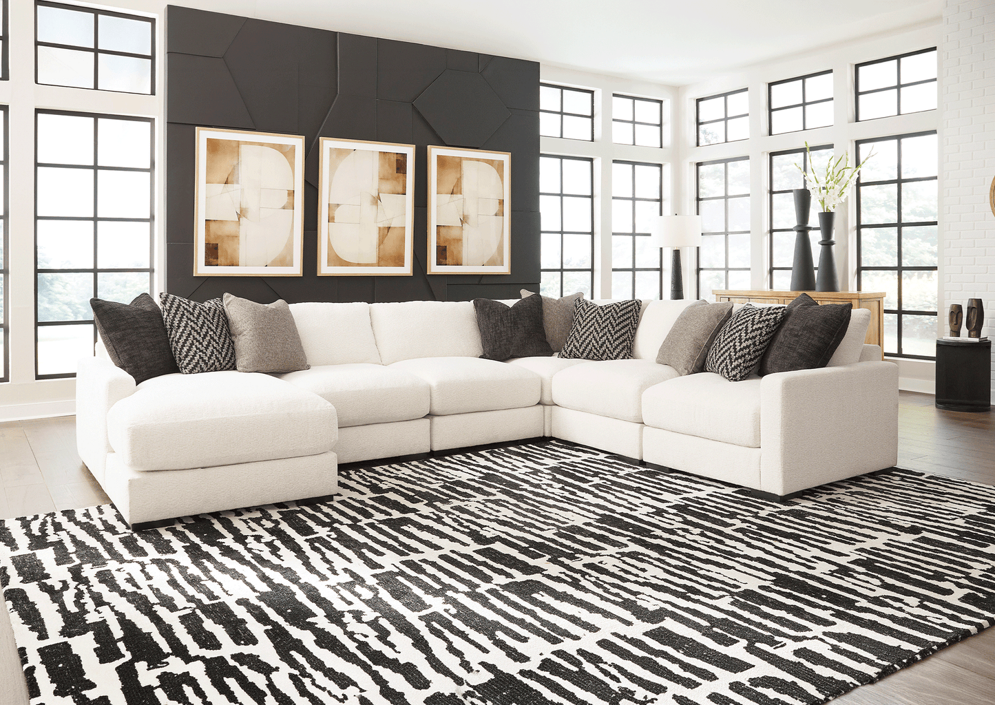 Seccional modular Elissa Court 6 piezas
