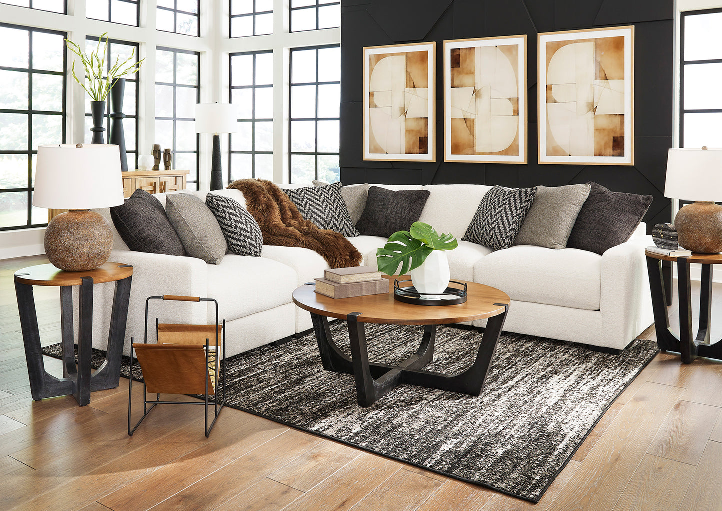 Seccional modular Elissa Court 5 piezas