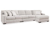 Seccional chaise Larce 3 piezas beige