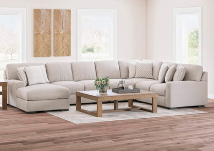Seccional chaise Larce 3 piezas beige