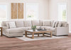 Seccional chaise Larce 3 piezas beige