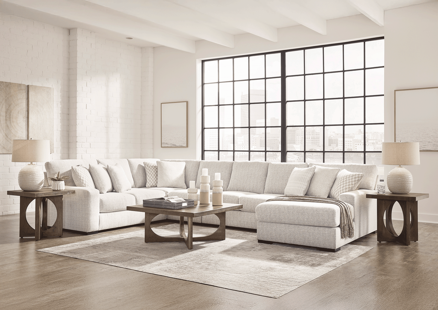 Seccional chaise derecho Larce 5 piezas