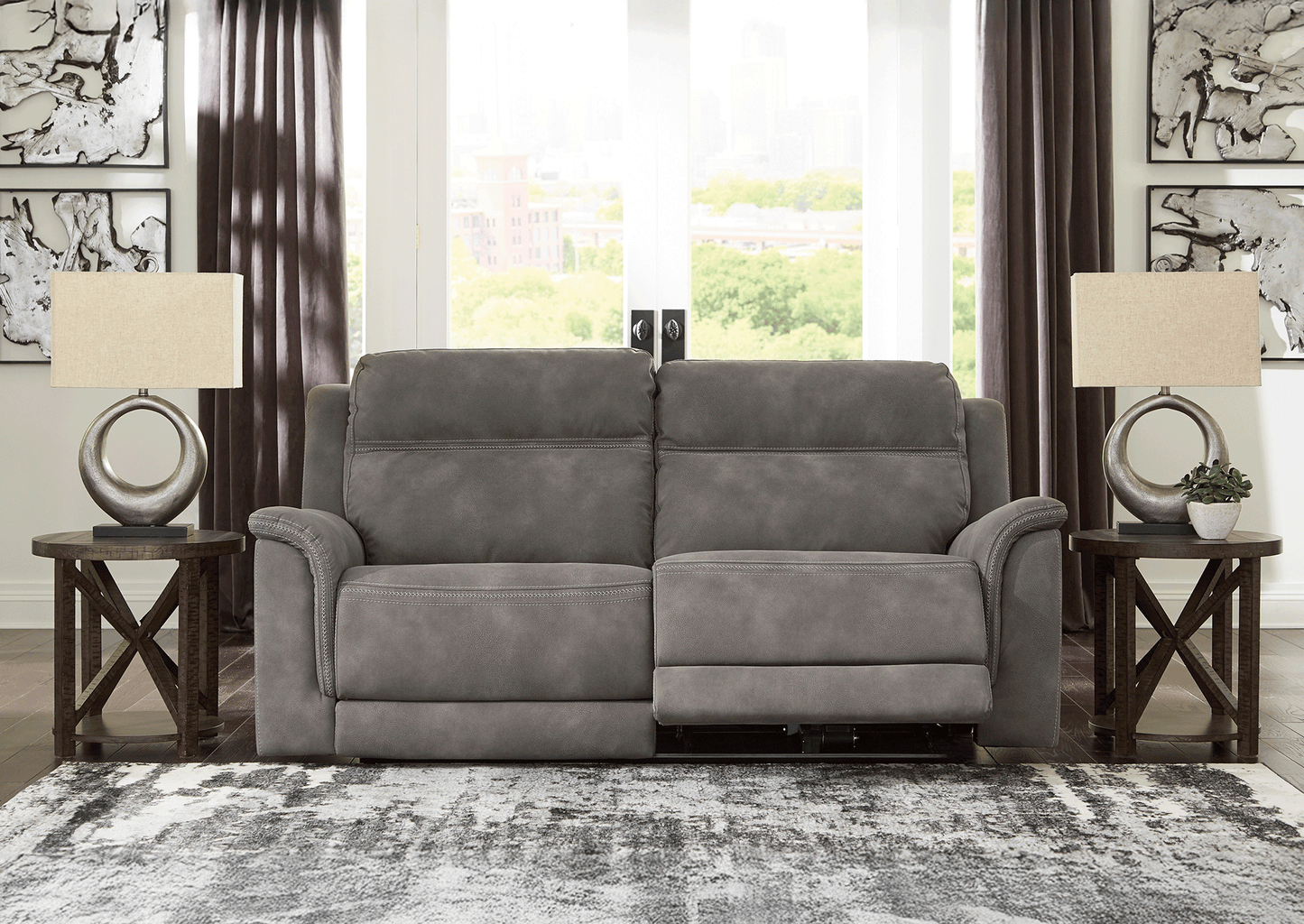 Sofá reclinable eléctrico 2 cuerpos Next-Gen slate