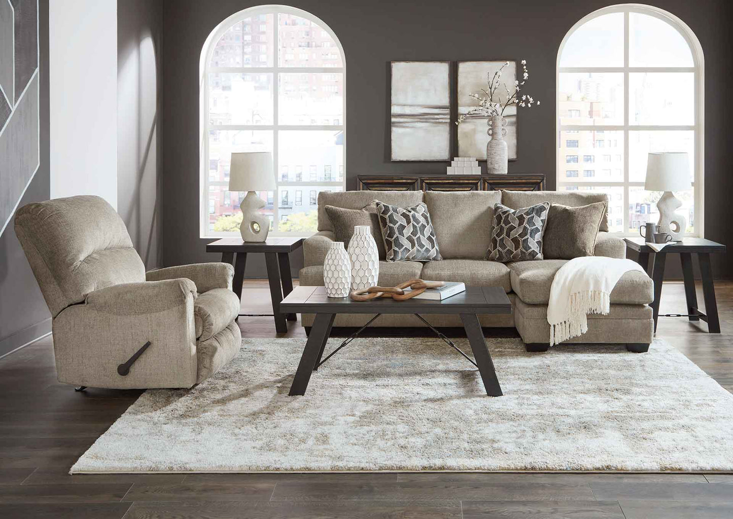 Seccional chaise Stonemeade