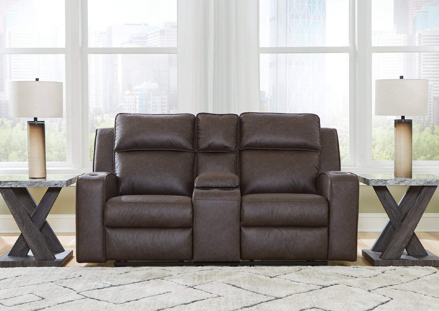 Sofá reclinable manual 2 cuerpos Lavenhorne