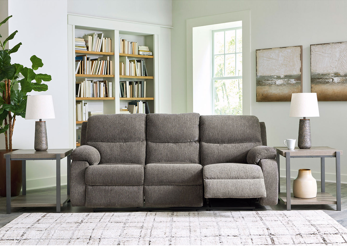 Sofá reclinable manual 3 cuerpos Scranto brindle