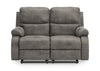 Sofá reclinable 2 cuerpos Scranto concrete