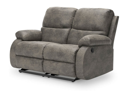 Sofá reclinable manual 2 cuerpos Scranto concrete