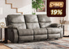 Sofá reclinable 3 cuerpos Scranto concrete