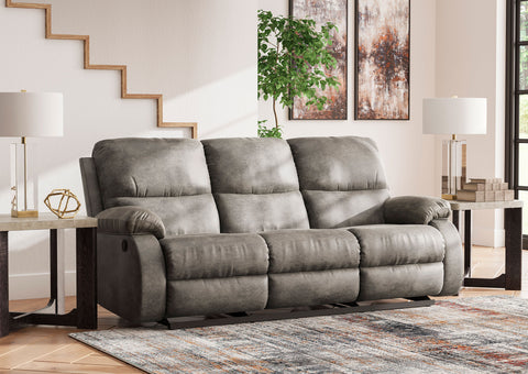 Sofá reclinable 3 cuerpos Scranto concrete
