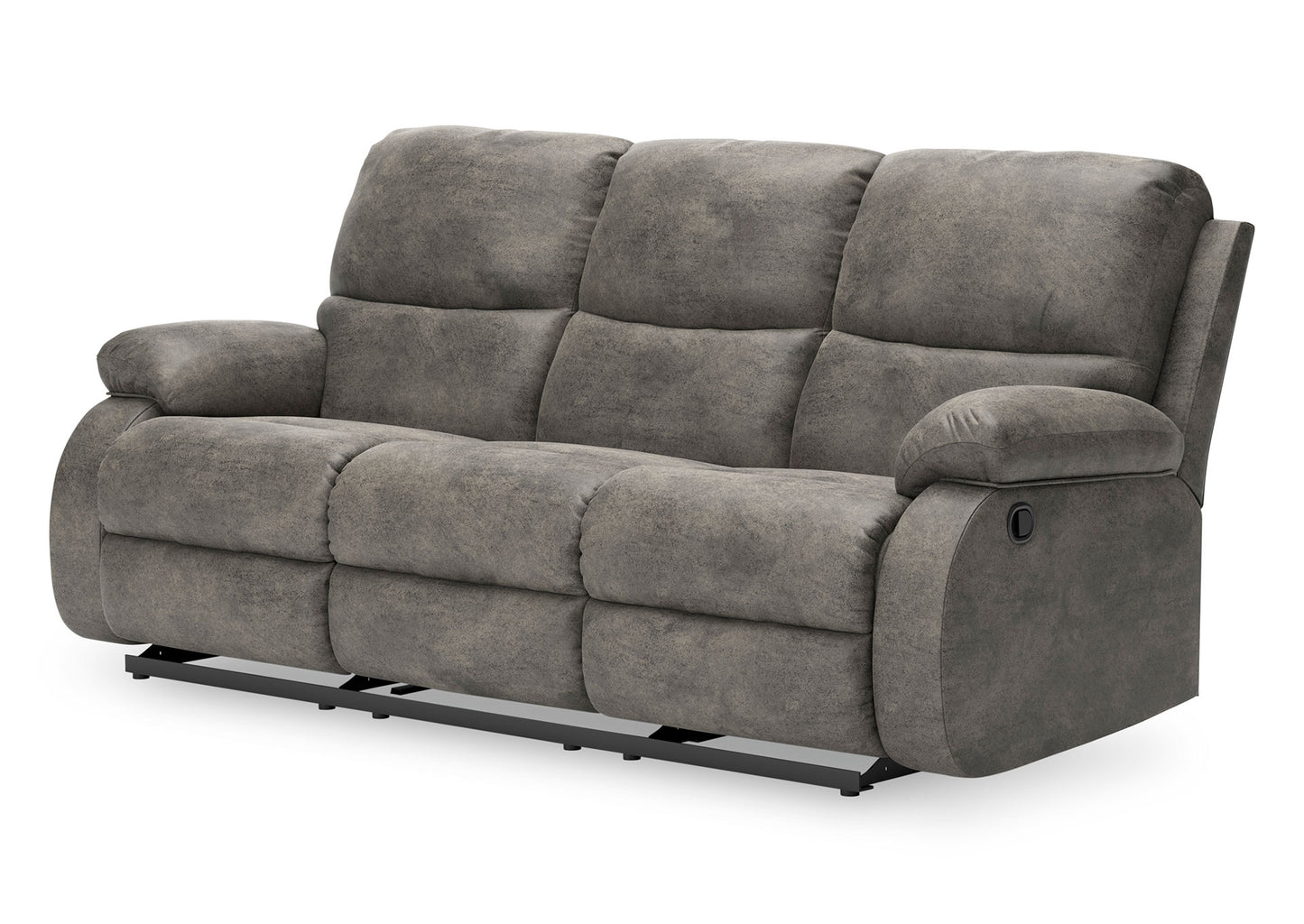 Sofá reclinable manual 3 cuerpos Scranto concrete