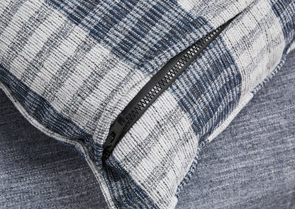 Sofá 1 cuerpo Nuvella denim lavable