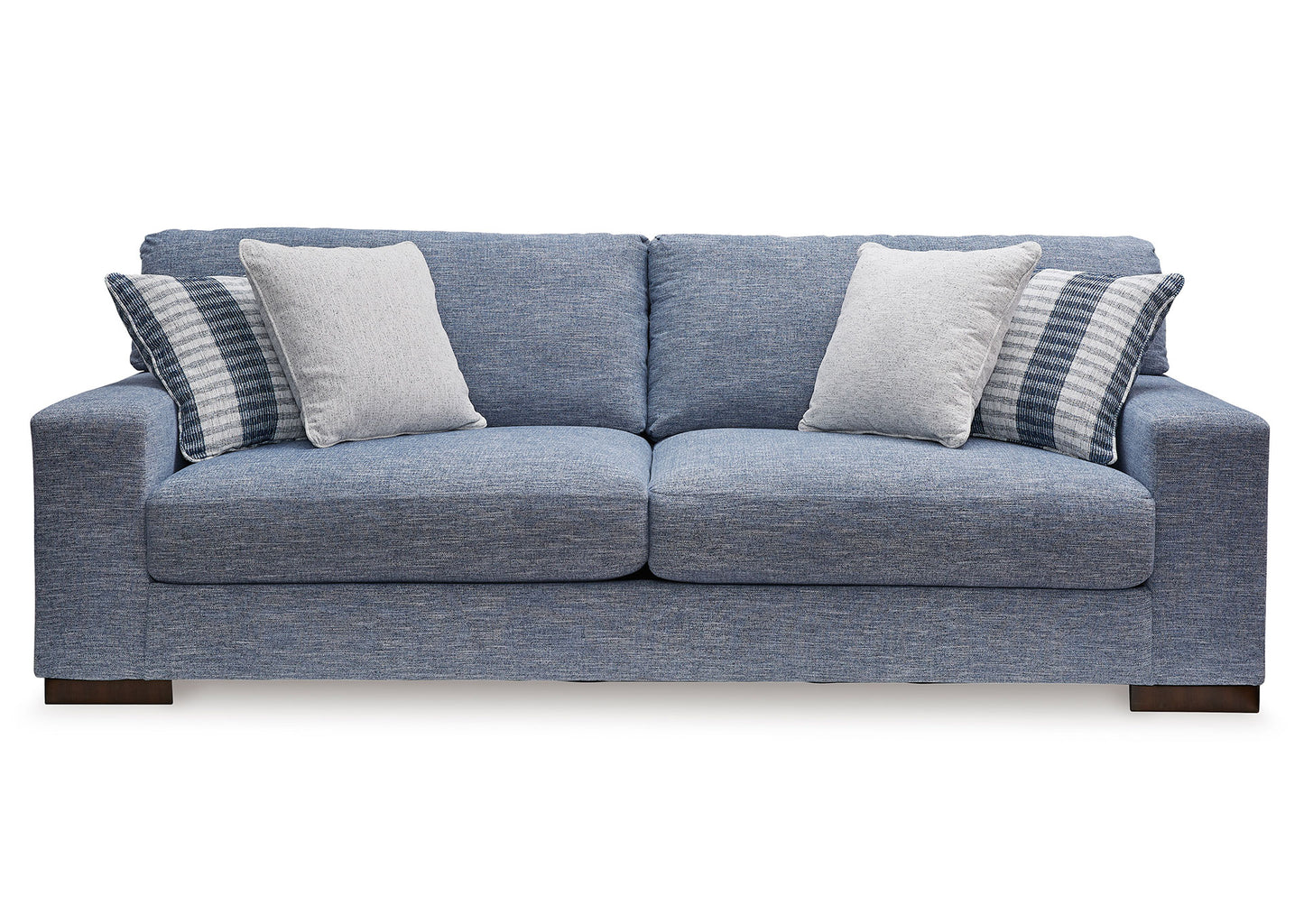 Sofá 3 cuerpos Nuvella denim lavable