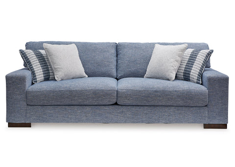 Sofá 3 cuerpos Nuvella denim lavable