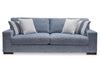Sofá 3 cuerpos Nuvella denim lavable