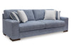 Sofá 3 cuerpos Nuvella denim lavable