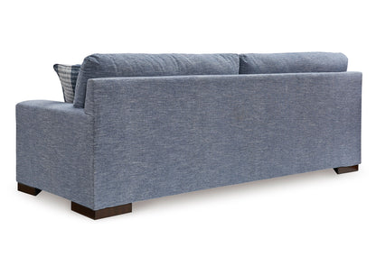 Sofá 3 cuerpos Nuvella denim lavable