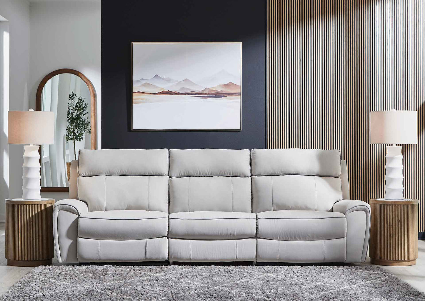 Sofá reclinable eléctrico 3 cuerpos Grafton Pike 3 piezas