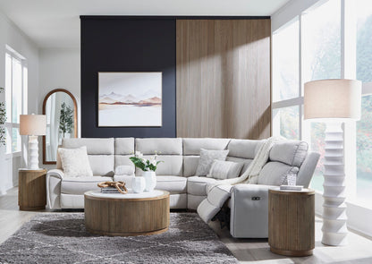 Seccional reclinable eléctrico Grafton Pike 6 piezas