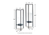 Candelabro Ginette (set 2 piezas)