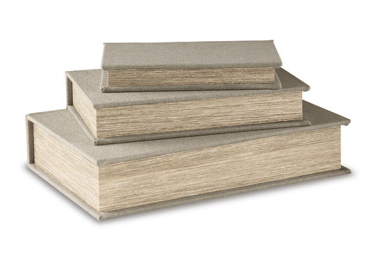Cajas de almacenamiento Jolina linen (set 3 piezas)
