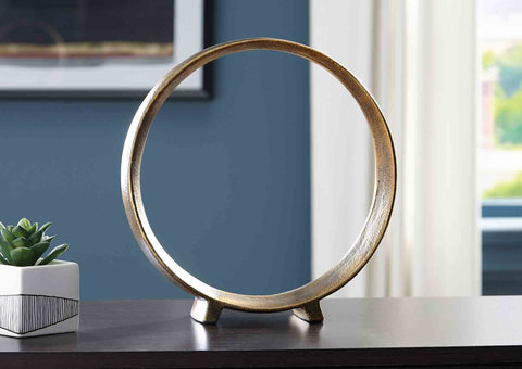 Escultura Ryandale M antique brass