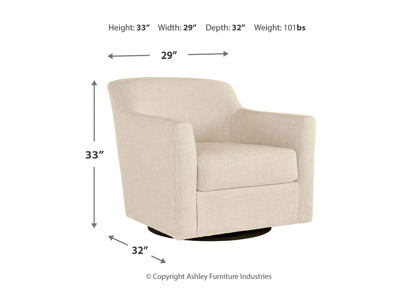 Poltrona giratoria Swivel