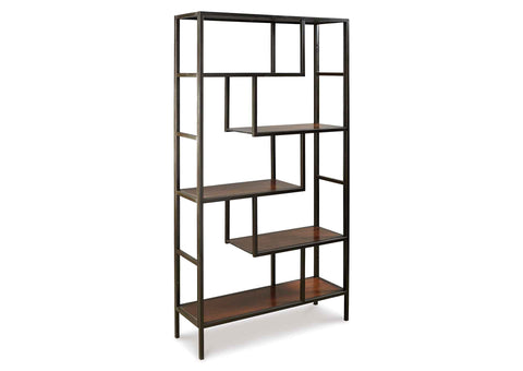 Librero Frankwell negro 5 estantes