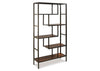 Librero Frankwell negro 5 estantes